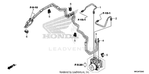 Brake Pipe Schematic