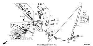 Front Brake Master       Cylinder Schematic