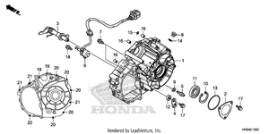 Rear Crankcase Cover Schematic