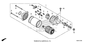 Starting Motor Schematic