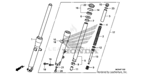 Front Fork Schematic