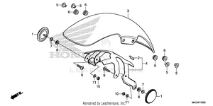 Front Fender Schematic