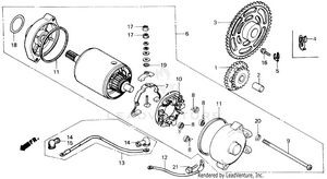 Starting Motor Schematic