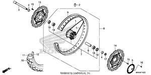 Front Wheel Schematic