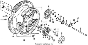 Cb40tii Rear Wheel Schematic
