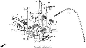 Cylinder Head Cover Schematic