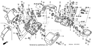 Cylinder Head Cover Schematic