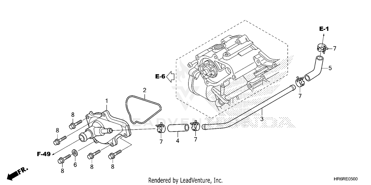 WATER PUMP COVER