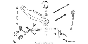 Chrome Light Bar (sport-custom) Schematic