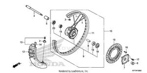 Front Wheel Schematic