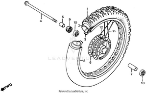 Front Wheel Schematic