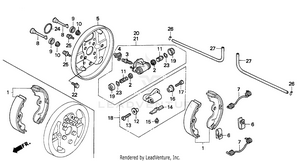 Front Brake Panel (1) Schematic