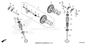 Camshaft@valve Schematic