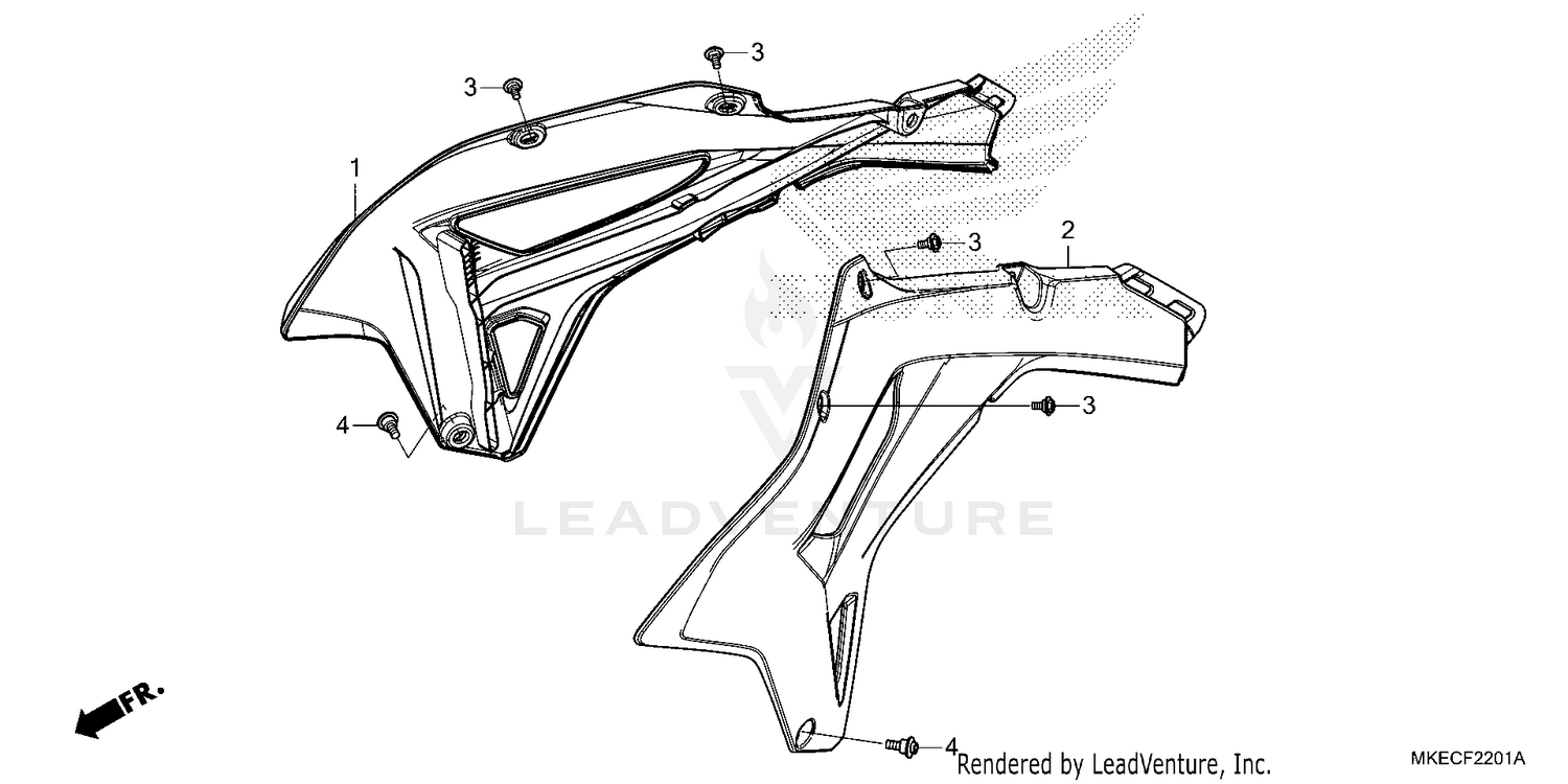 RADIATOR SHROUD (2)