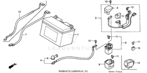 Battery ('01-'06) Schematic