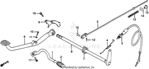 Brake Pedal + Shift Pedal Schematic