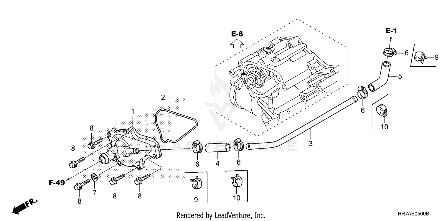 WATER PUMP COVER