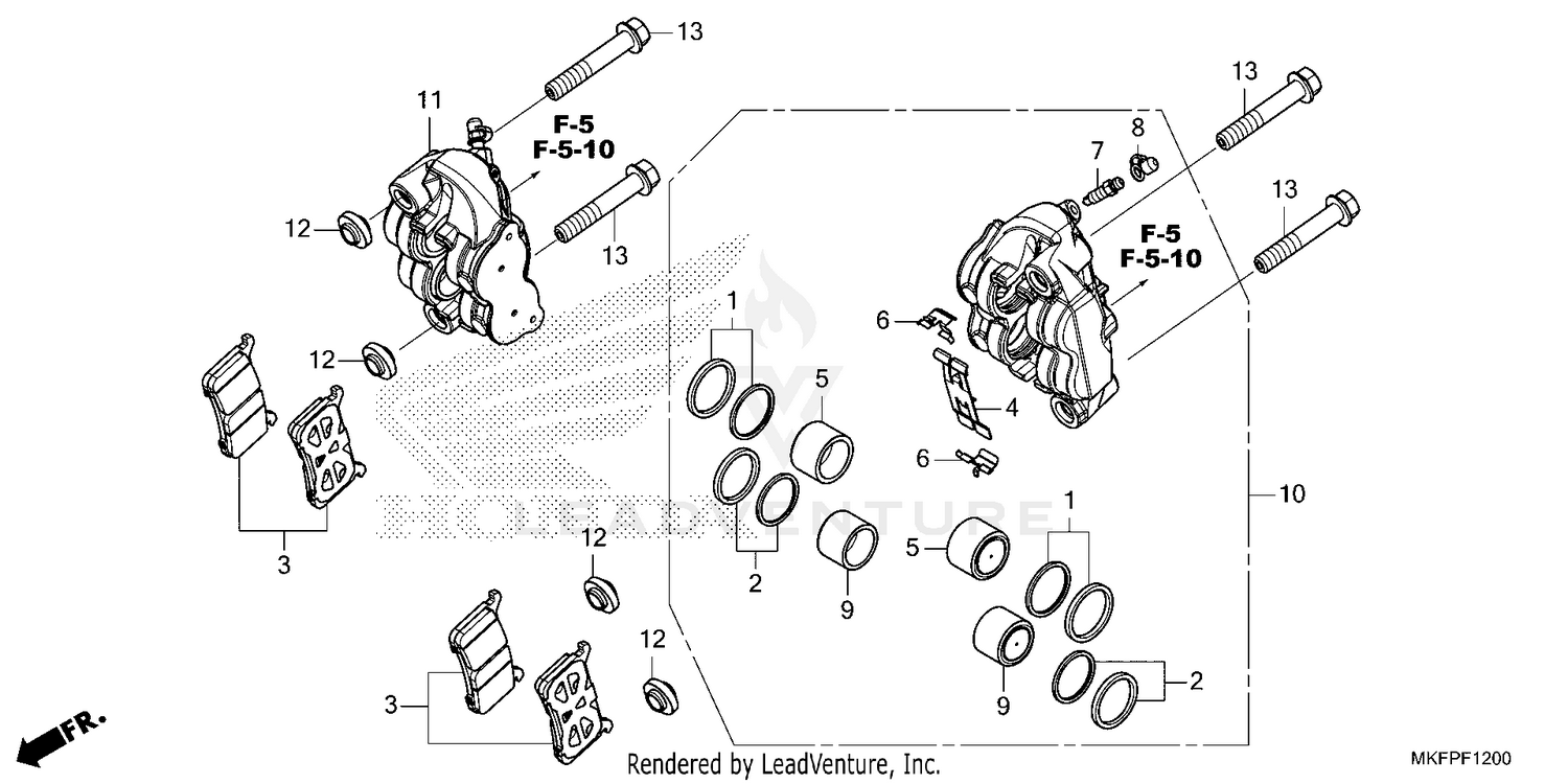 FRONT BRAKE CALIPER