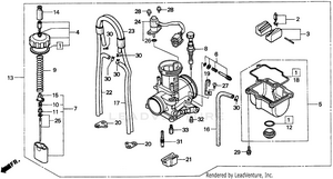 Carburetor 97-98 Schematic