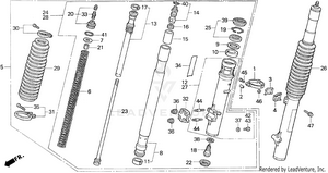 Front Fork Schematic