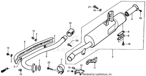 Exhaust Muffler Schematic