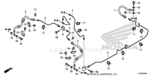 Brake Pipe Schematic