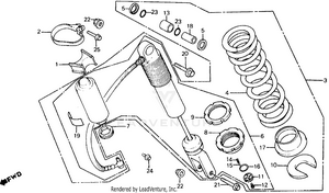 Rear Shock Absorber Schematic