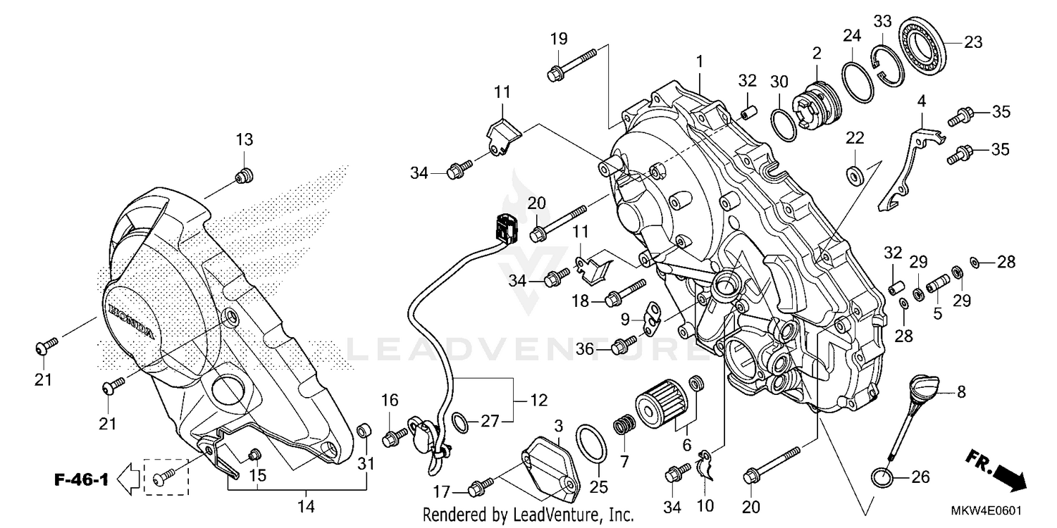 RIGHT CRANKCASE COVER