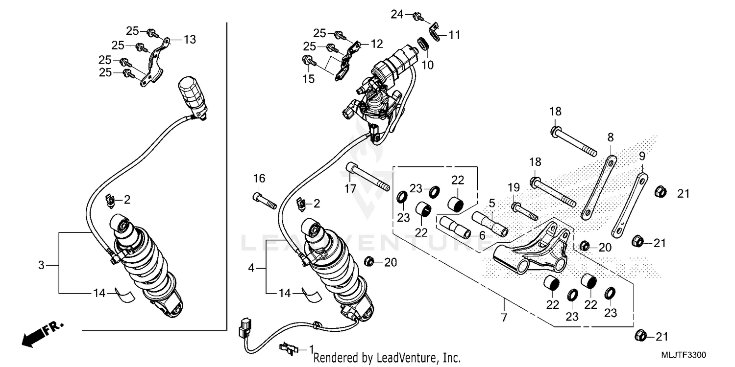 REAR SHOCK ABSORBER