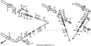 Camshaft + Valve Schematic