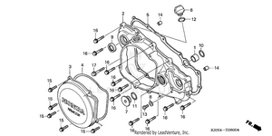 Right Crankcase Cover Schematic