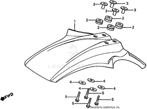 Front Fender Schematic