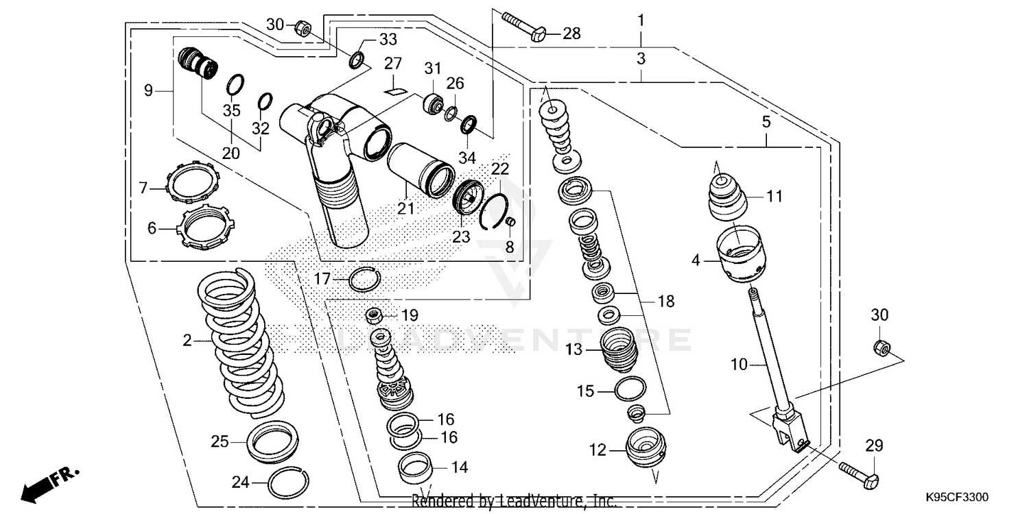 REAR SHOCK ABSORBER