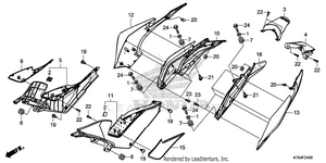 Side Cover@rear Cowl Schematic