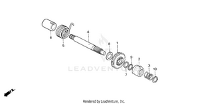 Kick Starter Spindle Schematic