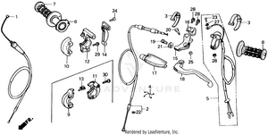 Handle Switch + Cables Schematic