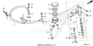 Rear Brake Master        Cylinder Schematic