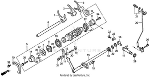 Gearshift Fork Schematic