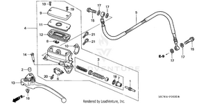Clutch Master Cylinder Schematic