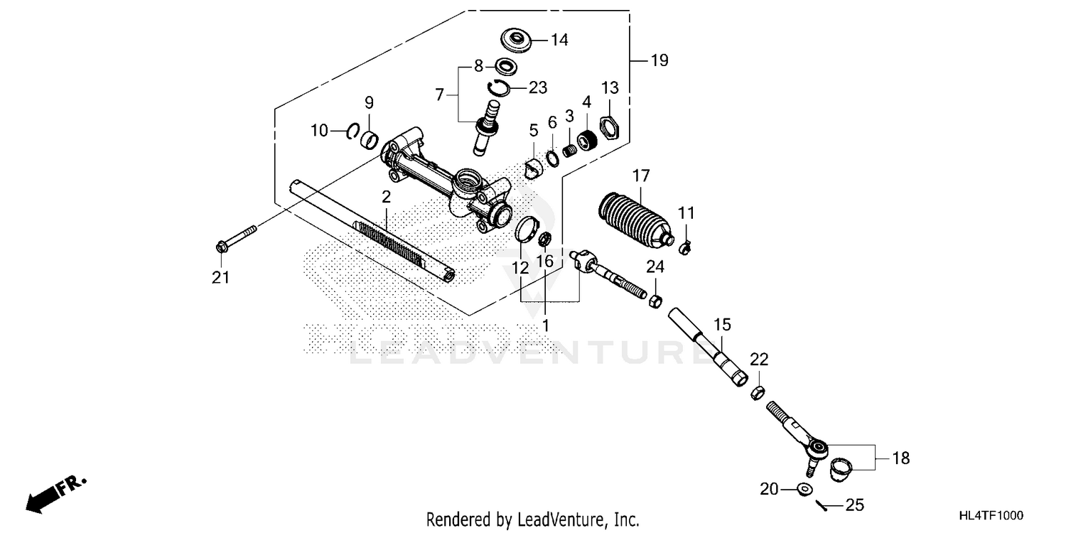 STEERING GEAR BOX@TIE ROD