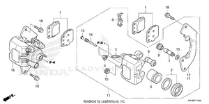 Front Brake Caliper Schematic