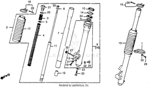 Front Fork 78 Schematic