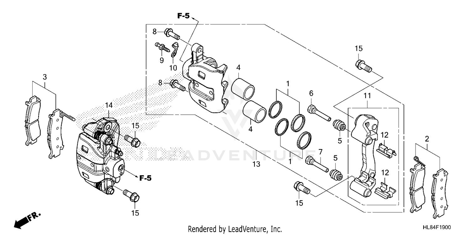 FRONT BRAKE CALIPER