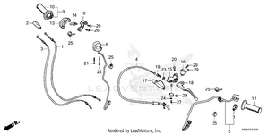 Handle Lever@switch@cable Schematic