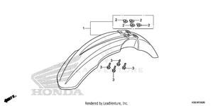 Front Fender Schematic