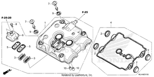 Cylinder Head Cover Schematic