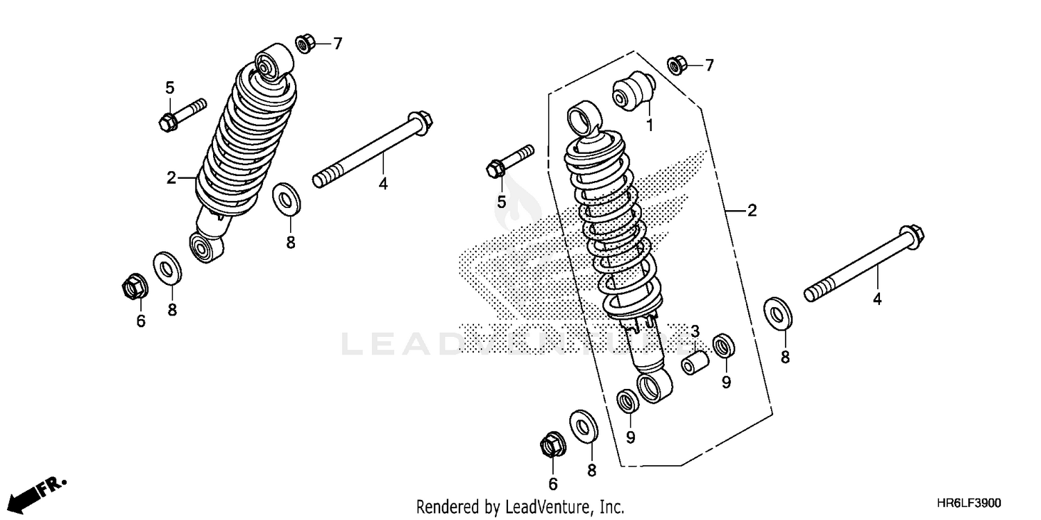 REAR SHOCK ABSORBER