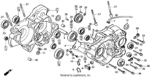 Crankcase 84-86 Schematic