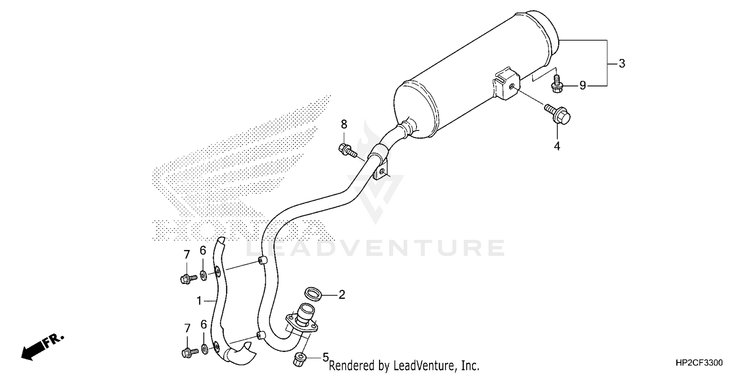 EXHAUST MUFFLER