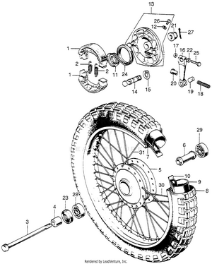 Front Wheel Schematic